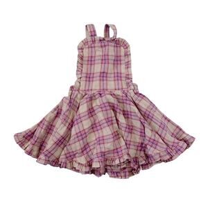 Numi Plaid Pinafore